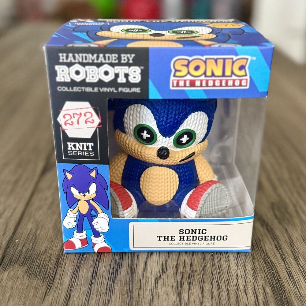 Handmade by Robots Sonic the Hedgehog Sonic #272 New Collector Vinyl Figure New
